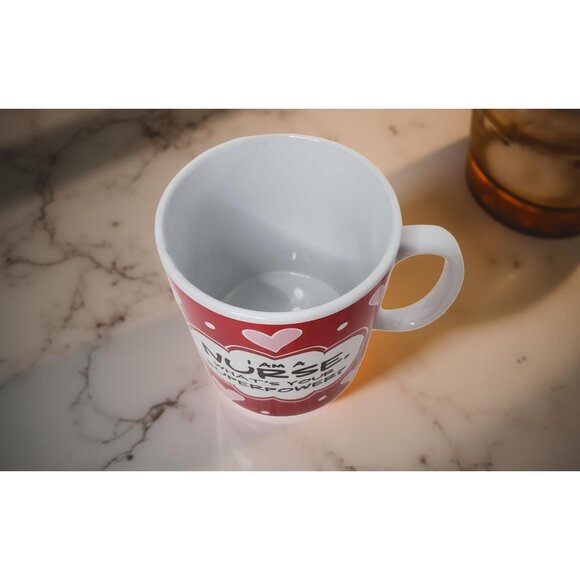 Valentines Day, Super Nurse Extra Large Mug for Tea, Coffee, or Hot Chocolate - Picture 4 of 9